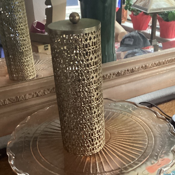 hair spraycover gold Other - Ornate Gold Vanity hairspray cover